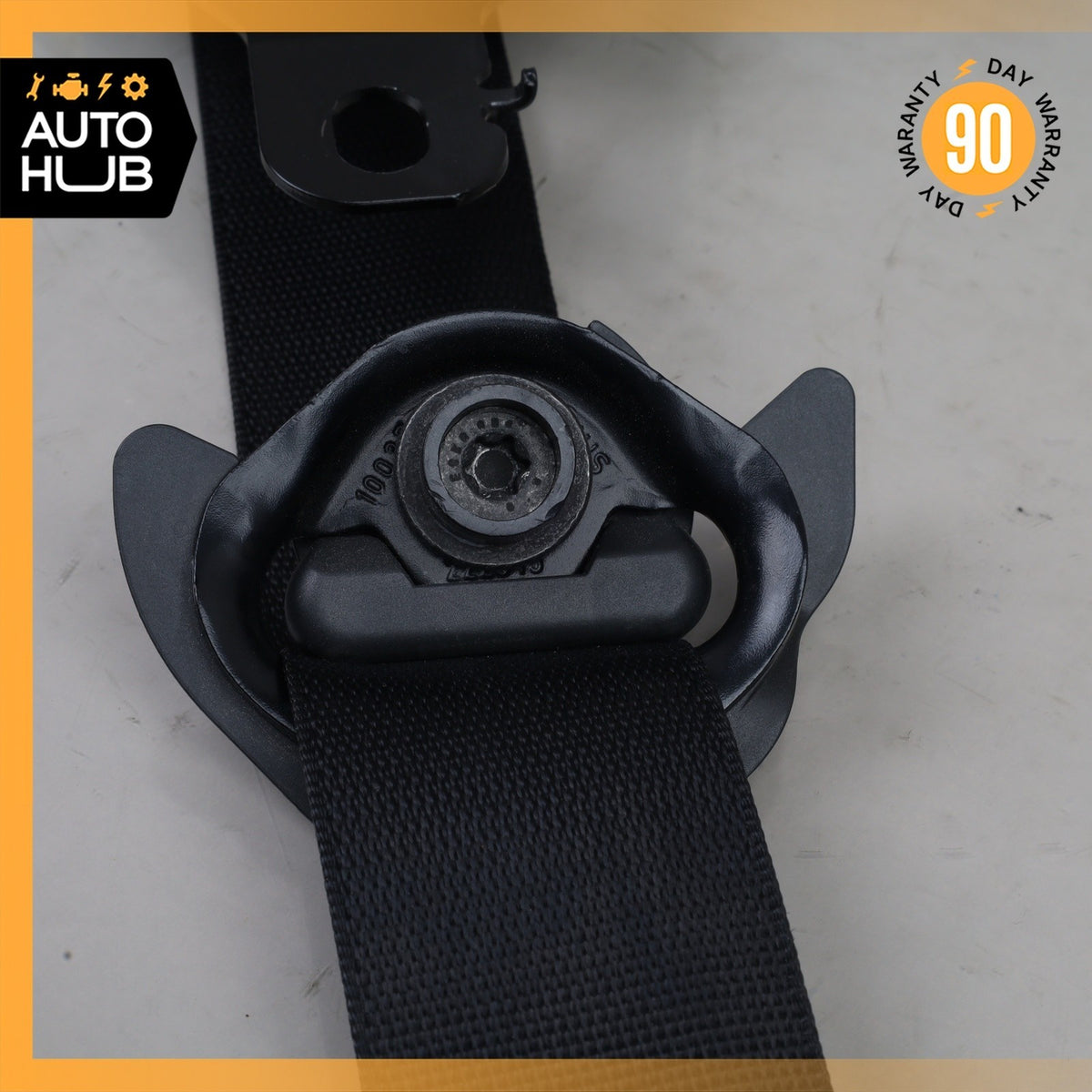 14-17 Mercedes W222 S550e S600 Seat Belt Front Right Passenger Side Black OEM - photo 8