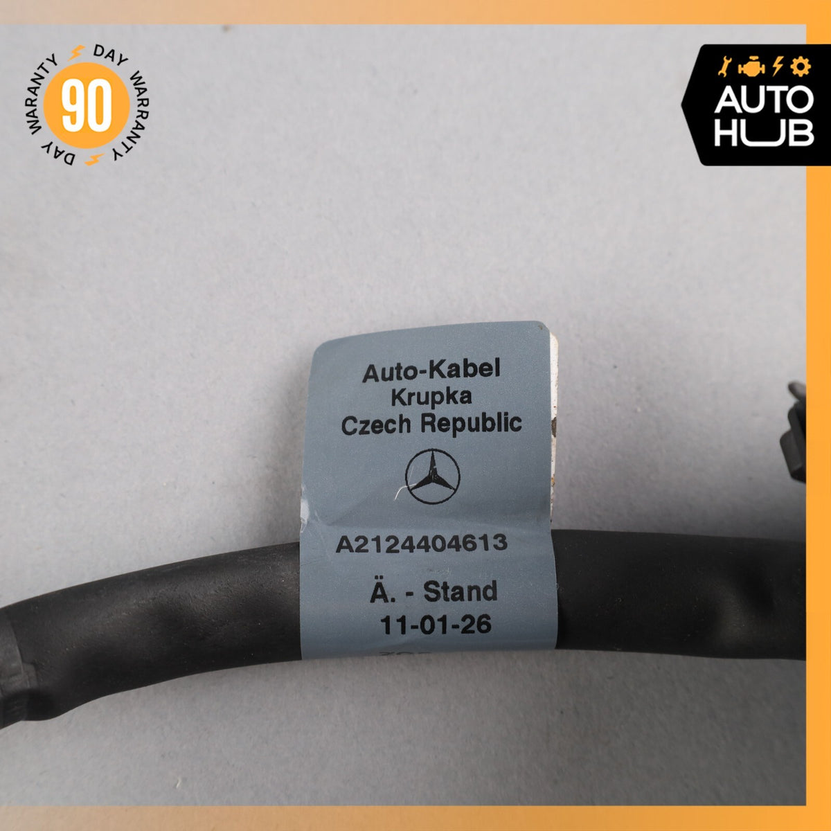14-16 Mercedes W212 E350 Engine Battery To Starter Wire Harness OEM - photo 13