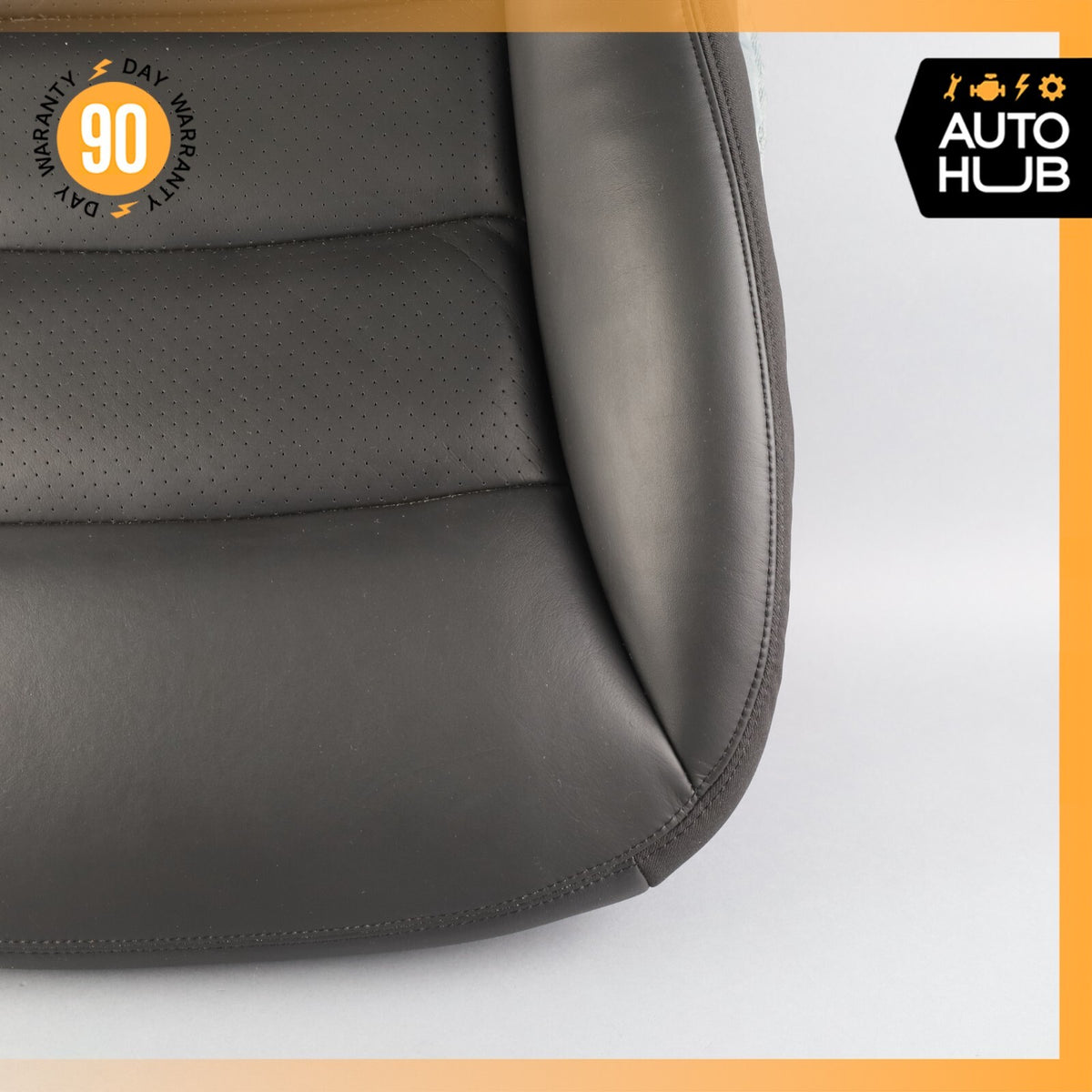 2005 Chevrolet Corvette C6 Front Right Bottom Lower Seat Cushion Black OEM - photo 4