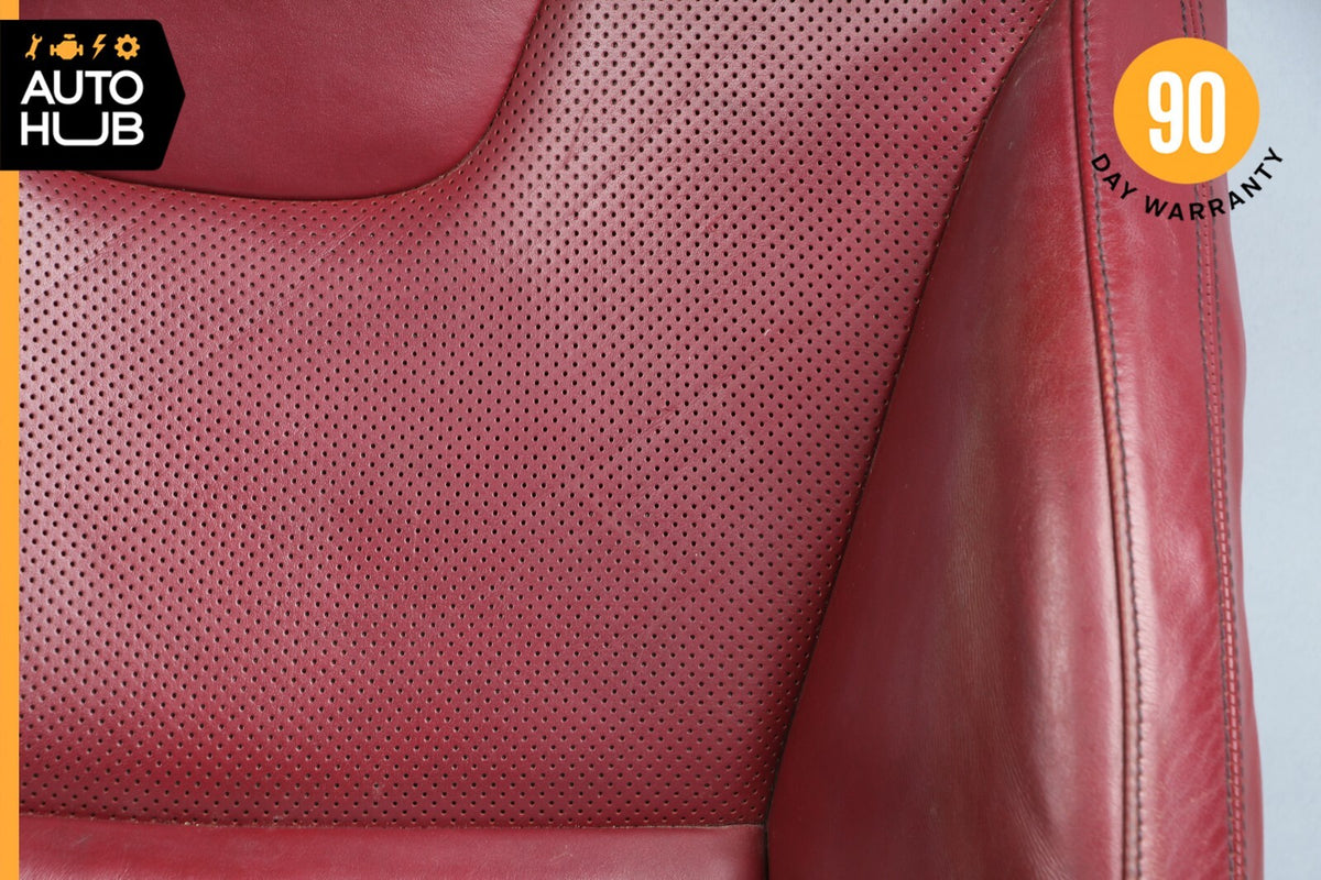 12-16 Mercedes R172 SLK250 SLK300 Front Left Side Upper Seat Cushion Red OEM 75k - photo 7