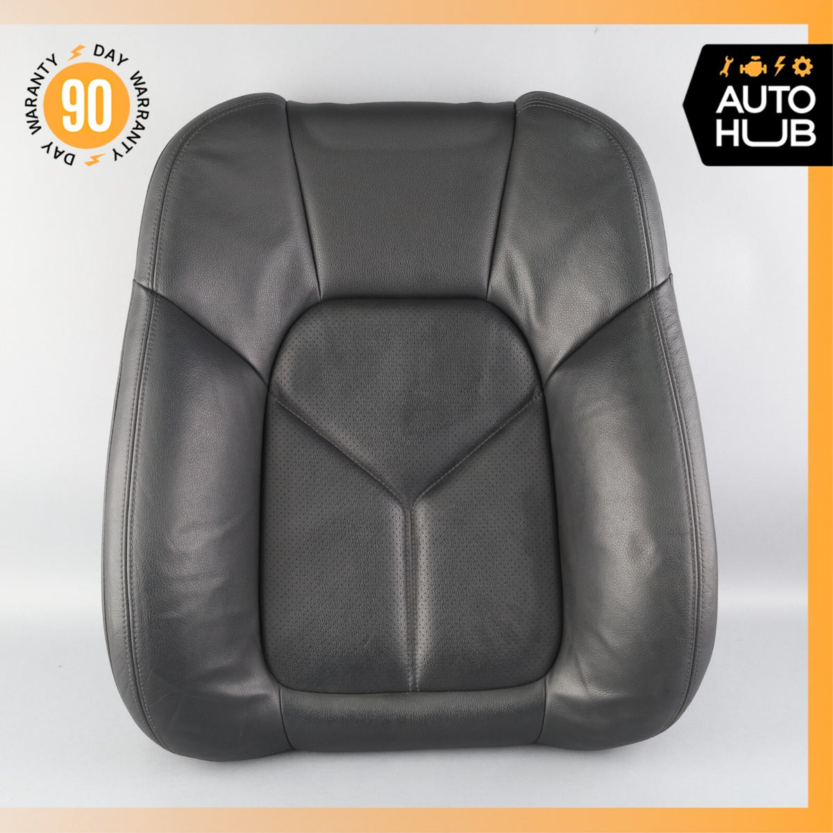 11-18 Porsche Cayenne 958 Front Right Side Seat Upper Cushion Black OEM - photo 1