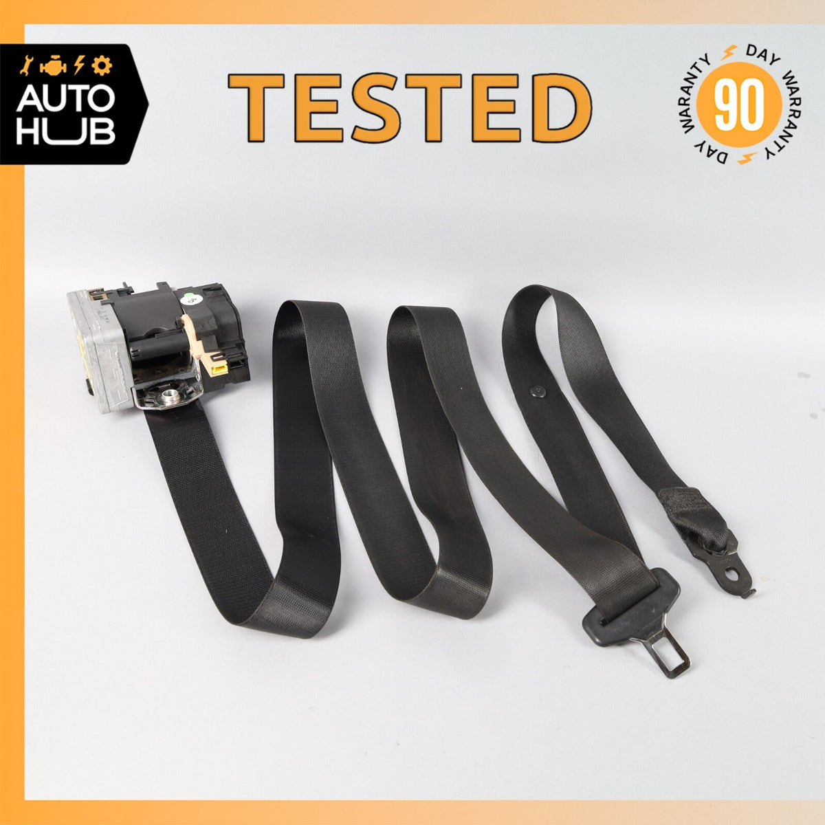 07-12 Mercedes R230 SL550 SL55 AMG Left Driver Seat Belt Retractor Black OEM - photo 1