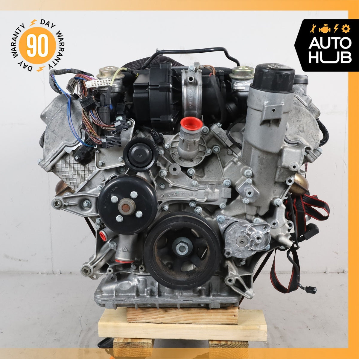 99-06 Mercedes R230 SL500 CLK500 Engine Motor Assembly 5.0 V8 M113 113.963 OEM - photo 11