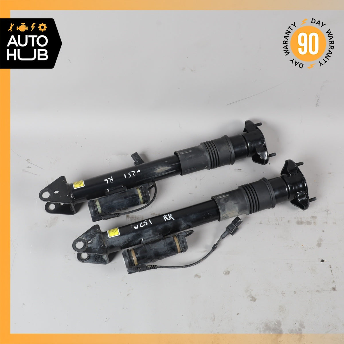 06-13 Mercedes W251 R50 R500 Rear Left & Right Shock Strut w/ ADS Arnott - photo 2
