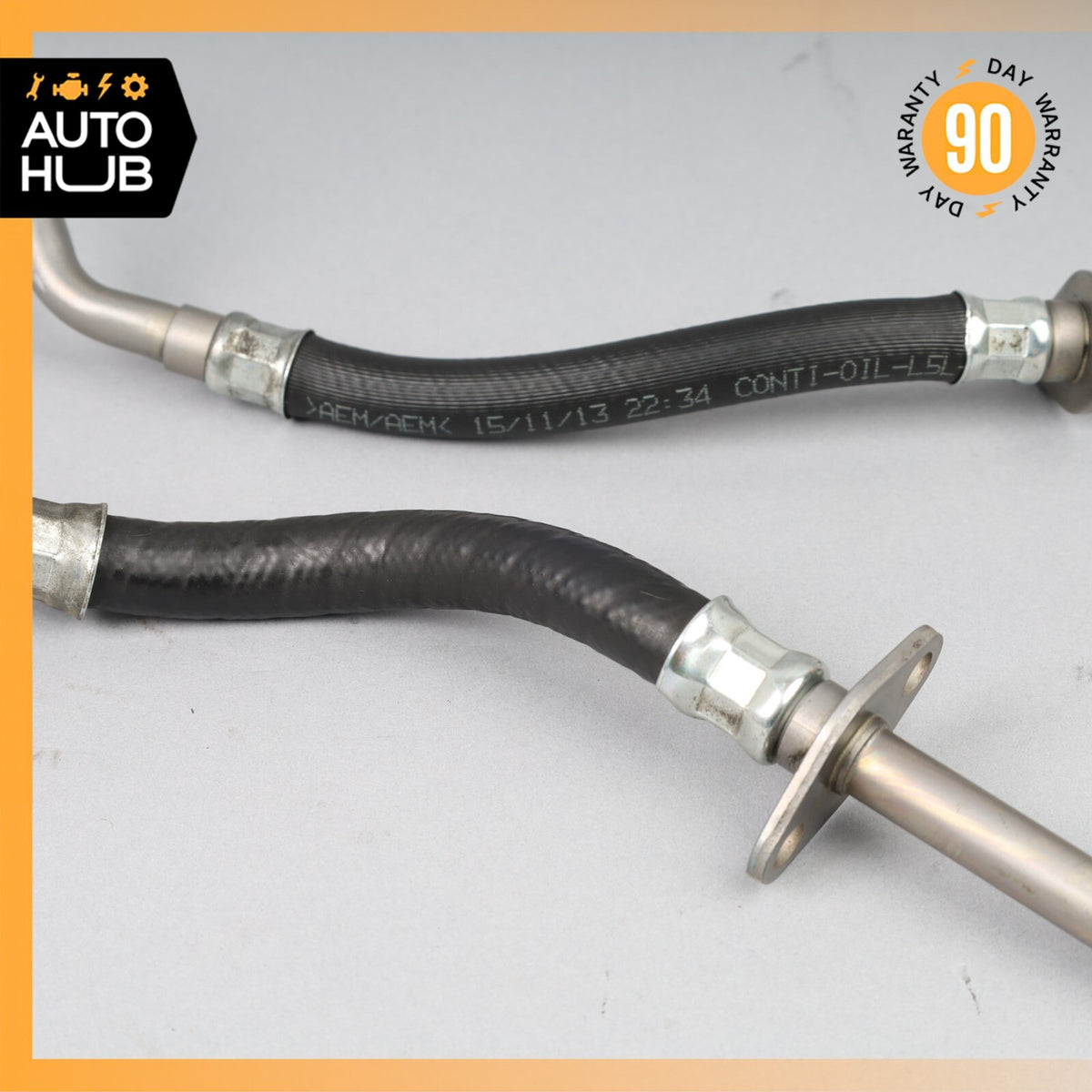 Mercedes W218 CLS550 E550 Turbocharger Return Oil Line Left & Right Side Set OEM - photo 11