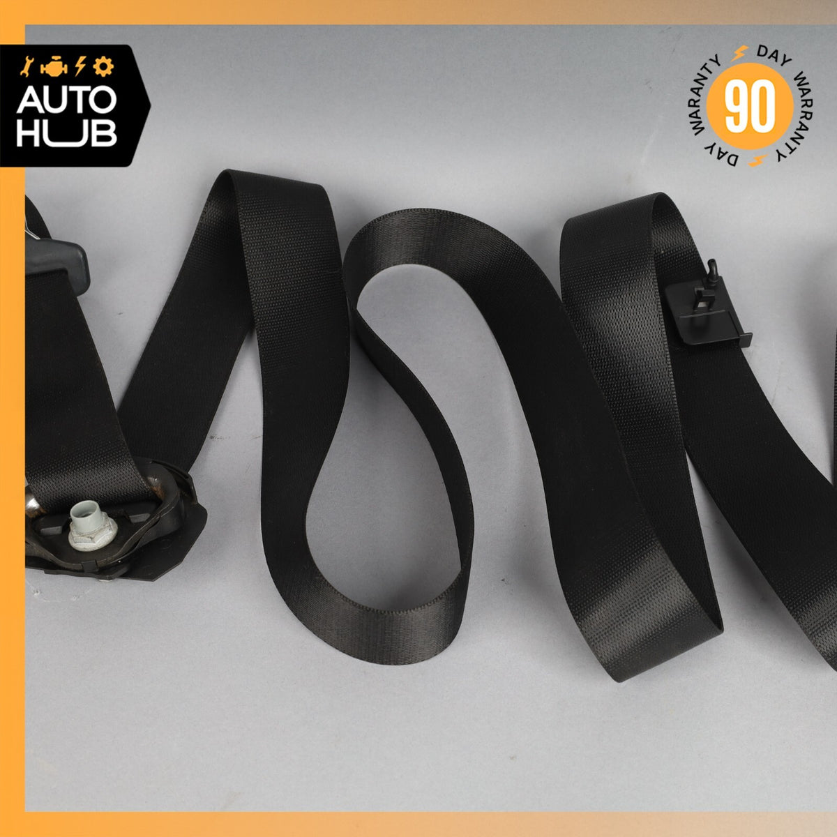 07-09 Mercedes W211 E550 E350 CLS550 Front Left Driver Side Seat Belt Black OEM - photo 5