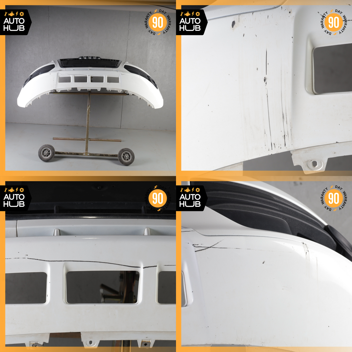 09-12 Audi 8R Q5 Front Bumper Cover Assembly White OEM - photo 16