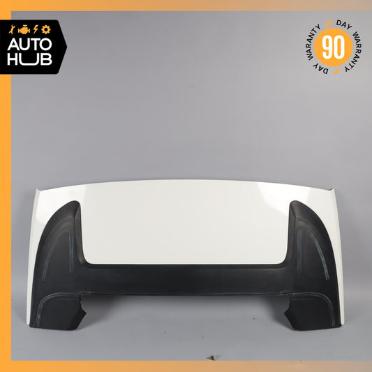 04-10 BMW E64 650i 645i Convertible Top Folding Lid Cover Panel White OEM - photo 1