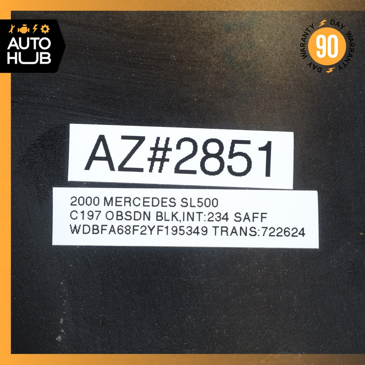 90-02 Mercedes R129 SL500 SL320 500SL Left Driver Side Quarter Panel Trim OEM - photo 12