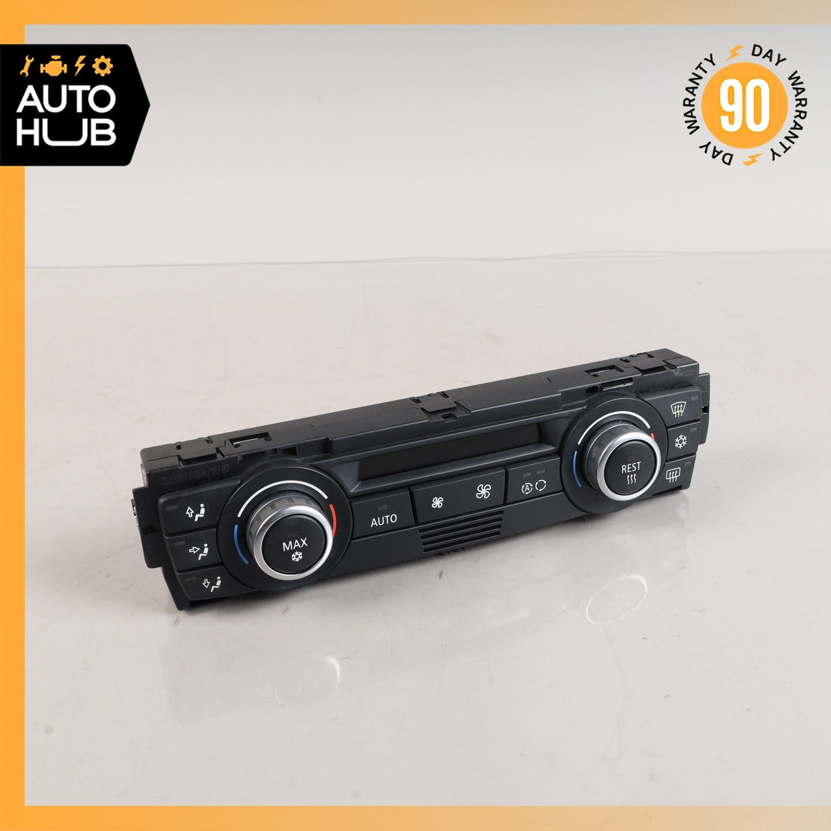 07-09 BMW E90 328i 335i Automatic Climate Control Control Module Unit OEM 67k - photo 2