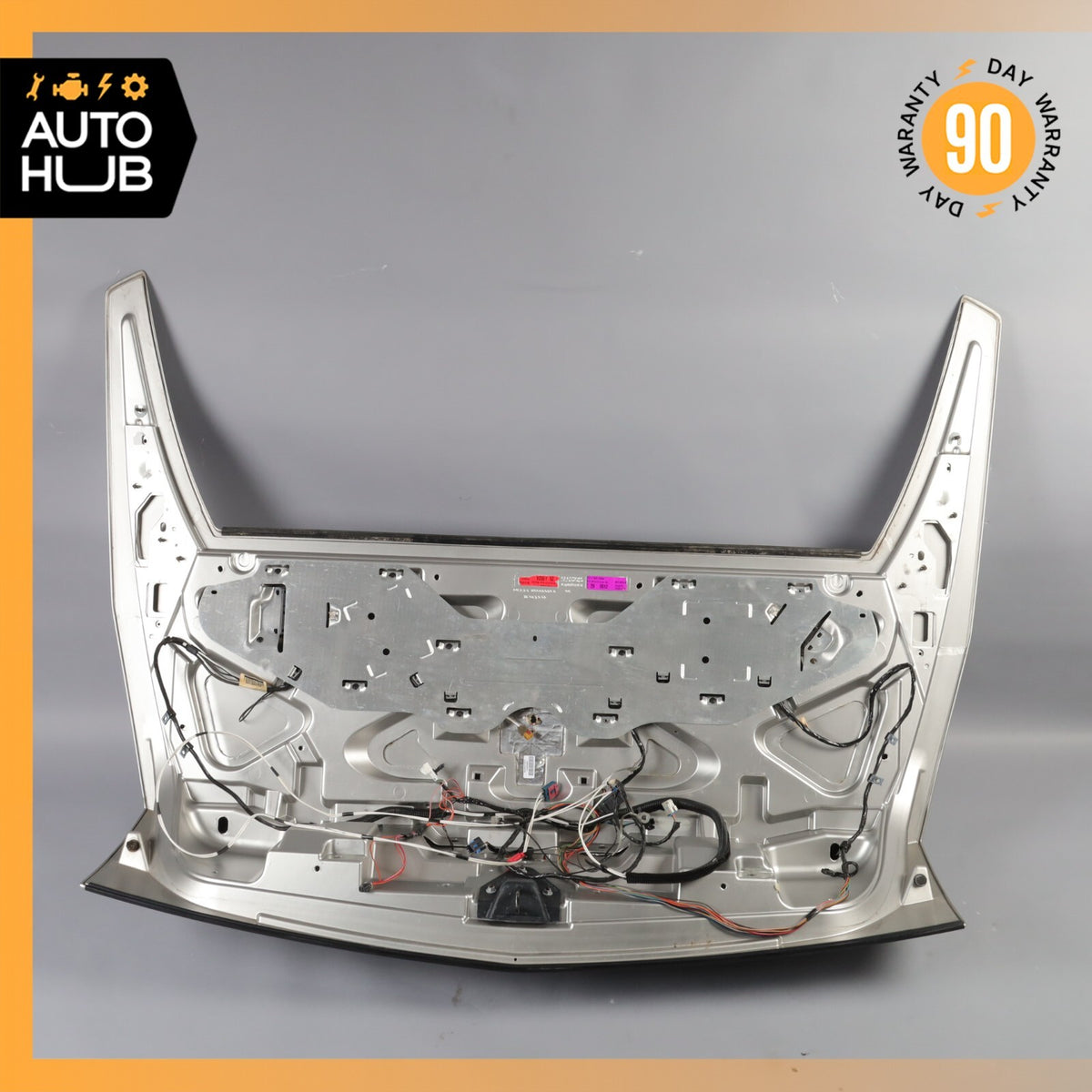 04-09 Cadillac XLR Trunk Lid Panel Assembly Light Tarnished Silver OEM 69k - photo 14