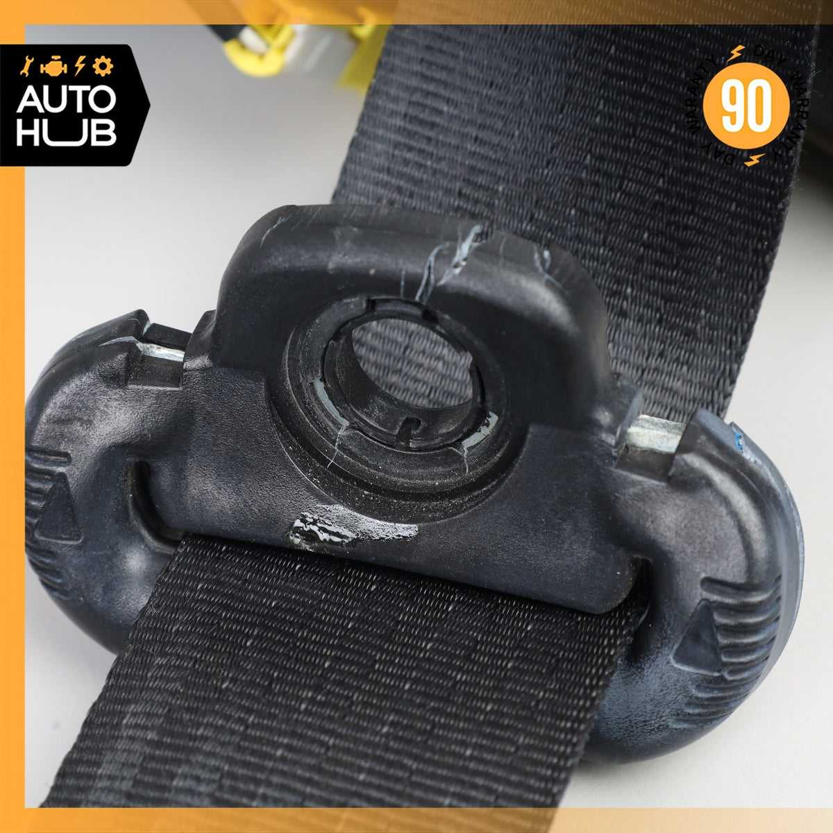 02-07 Maserati M138 Coupe 4200 Front Right Side Seat Belt Seatbelt Black OEM - photo 6