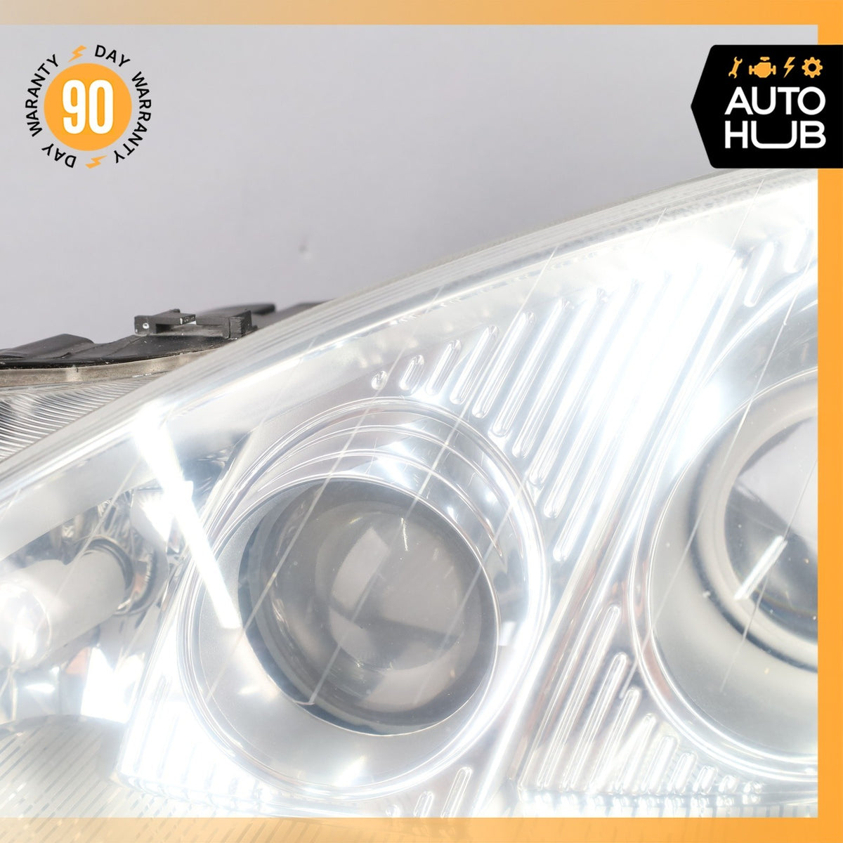 07-09 Mercedes W221 S550 S63 AMG Left Headlight Lamp Bi Xenon w/Night Vision OEM - photo 6