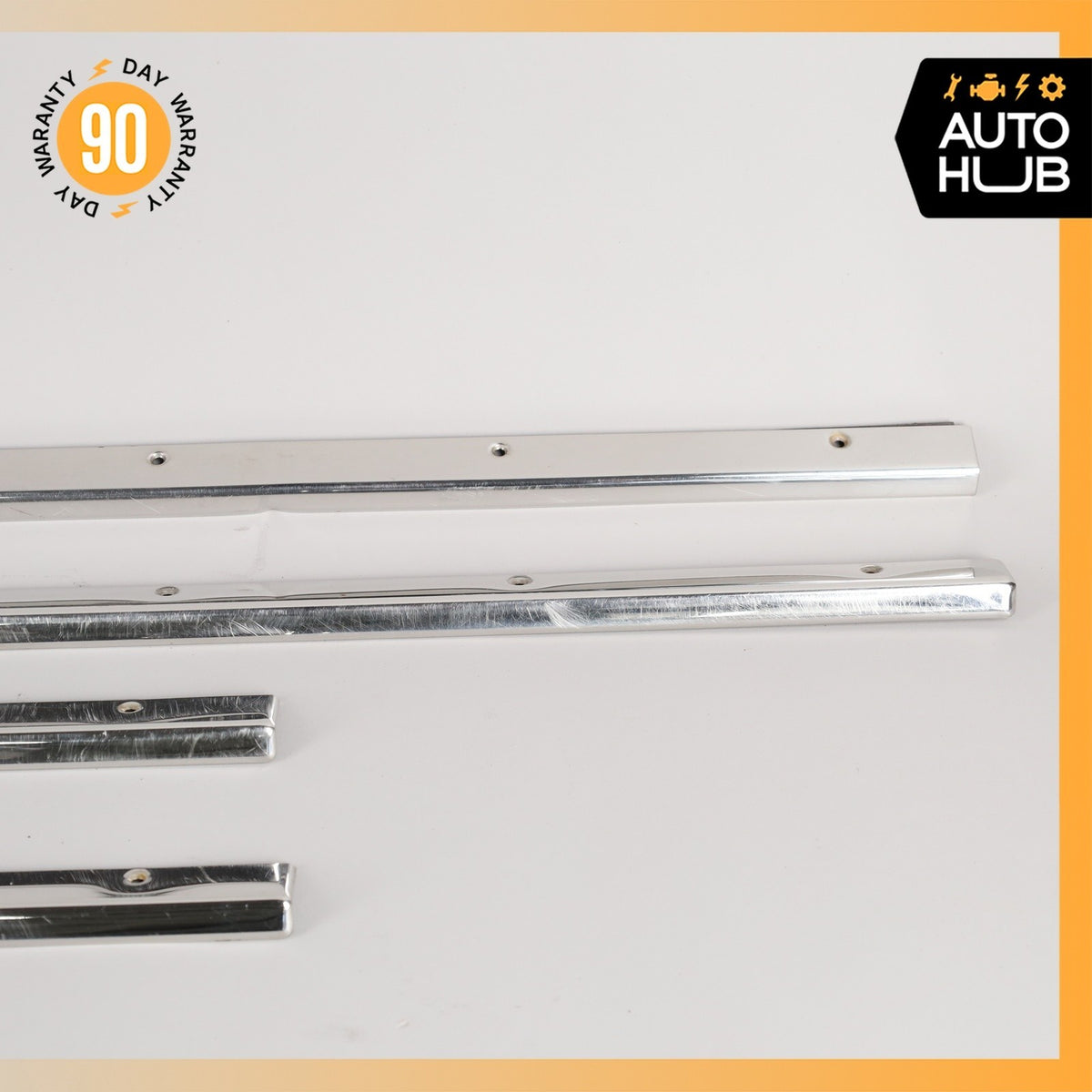 81-98 Rolls Royce Silver Spirit Spur Mulsanne Door Outer Step Sill Set OEM 22k - photo 6