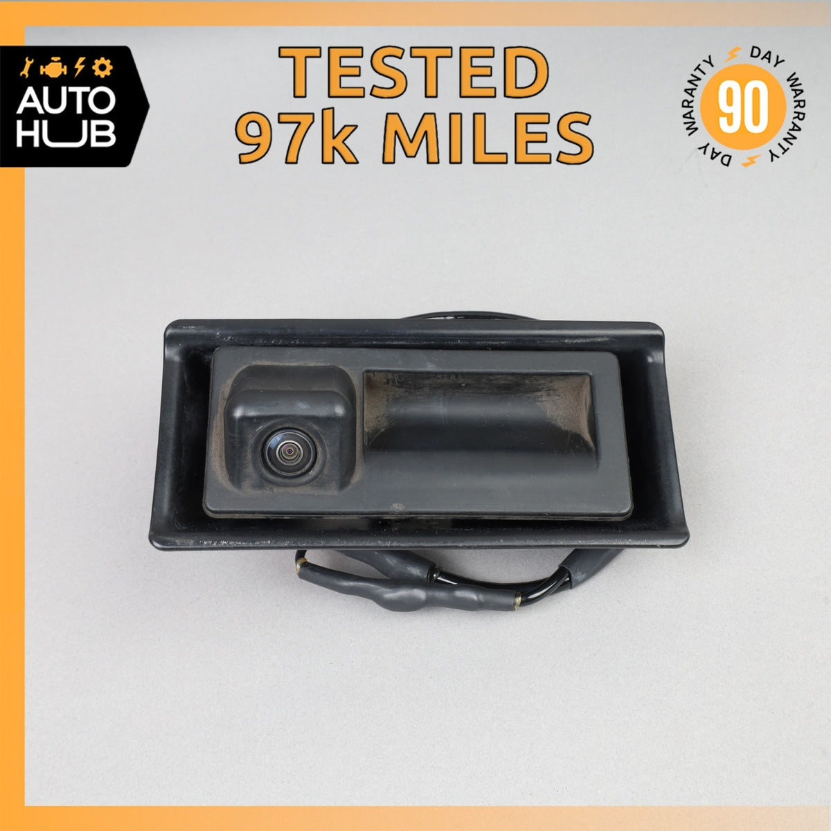 15-18 Porsche Cayenne 958 Trunk Tailgate Release Open Handle w/ Camera OEM 97k - photo 1