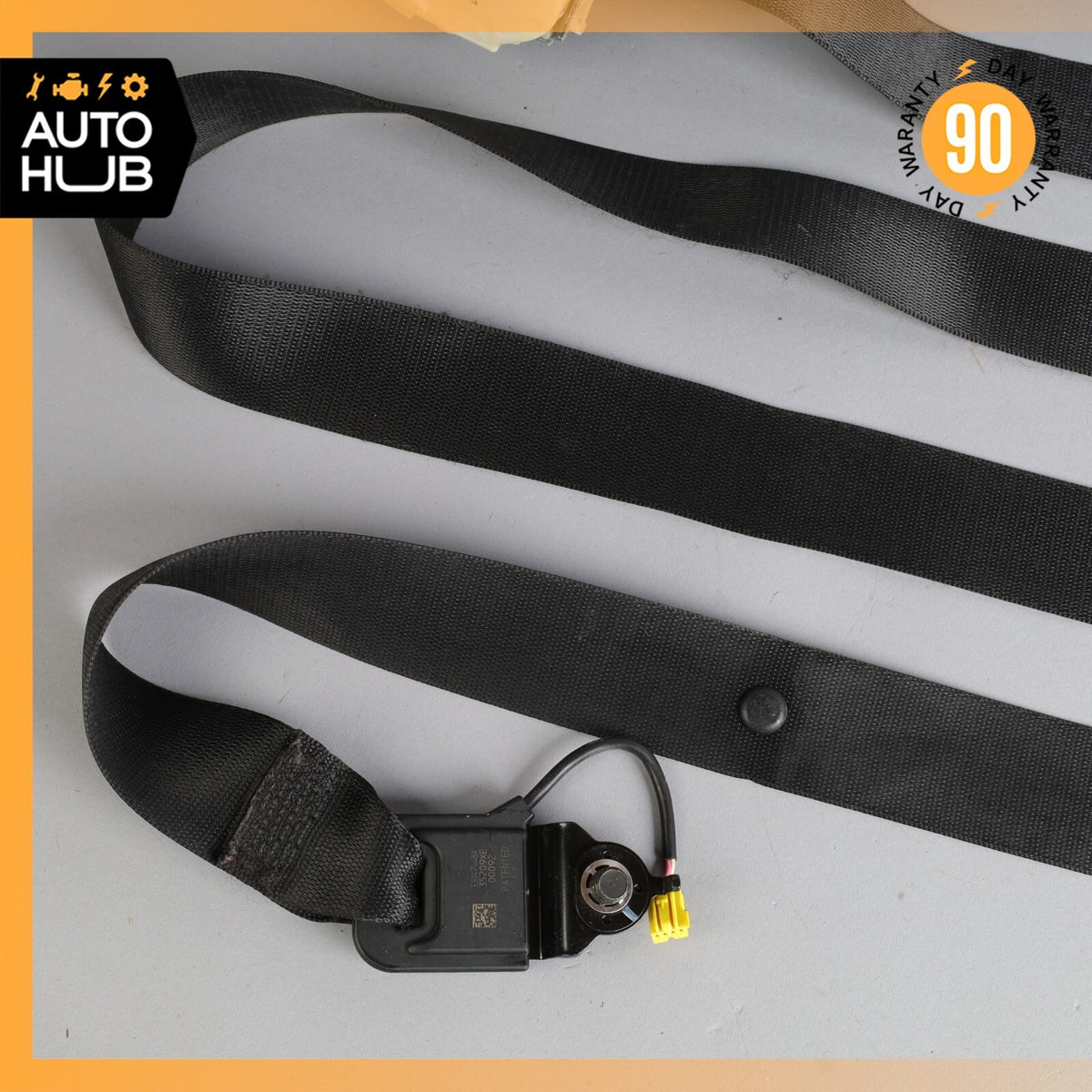 08-14 Mercedes W204 C300 C350 C63 AMG Front Right Passenger Seat Belt Black OEM - photo 5