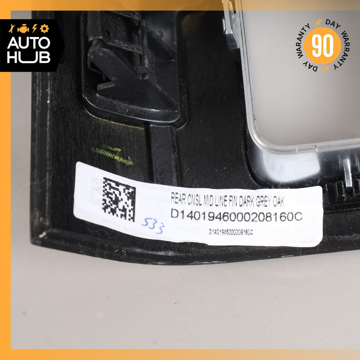 14-22 Range Rover Sport L494 Rear Center Console Air Vent Trim w/ Switch OEM - photo 12