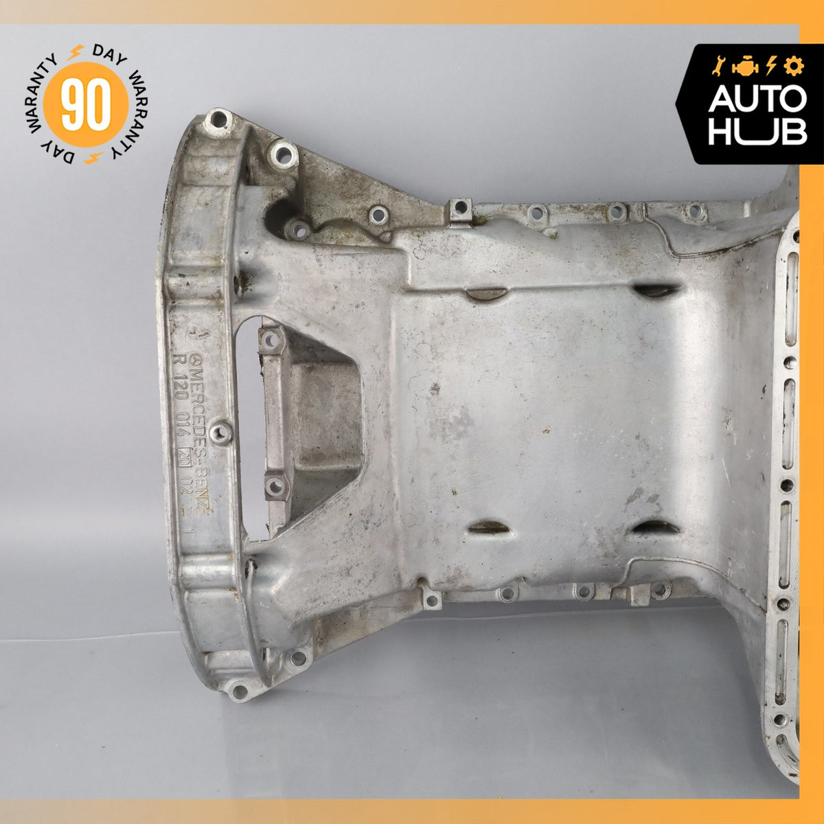 92-99 Mercedes W140 CL600 S600 Oil Pan Upper Part 1200103213 OEM - photo 13