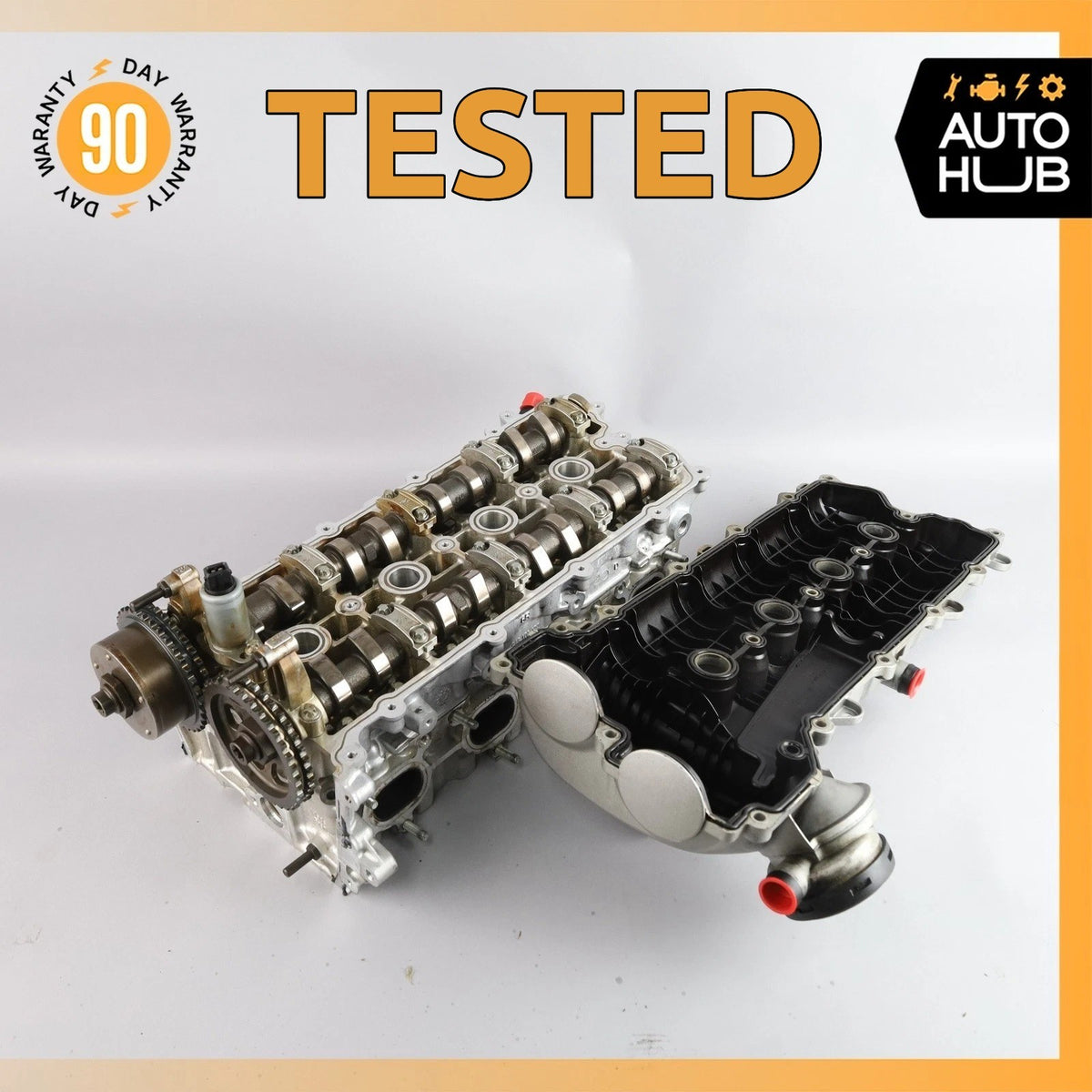 03-06 Porsche Cayenne 955 Turbo 4.5L V8 Left Side Cylinder Head OEM - photo 1