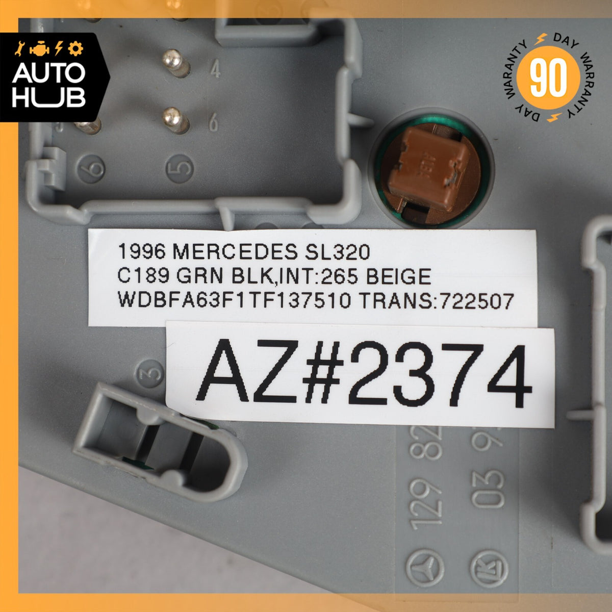 90-02 Mercedes R129 SL320 300SL SL500 Seat Control Switch Module Right Side OEM - photo 12