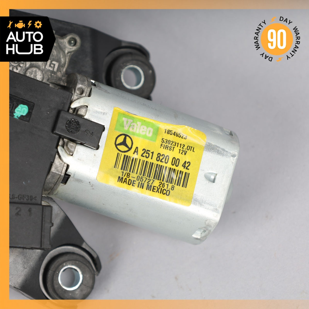 06-19 Mercedes X164 GL450 ML63 AMG R350 Rear Glass Windshield Wiper Motor OEM - photo 5