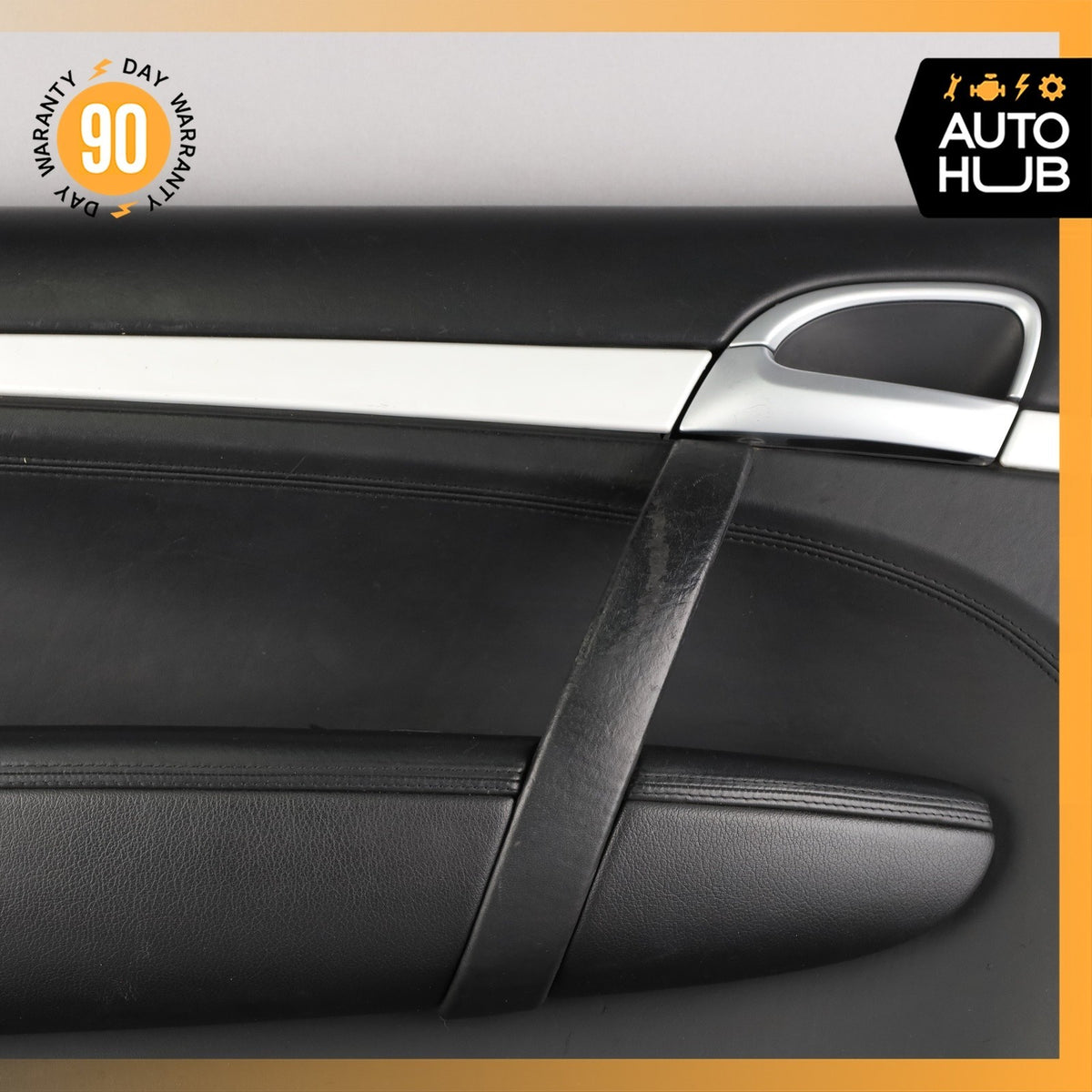 03-06 Porsche Cayenne 955 Front Left Side Interior Door Panel Leather Black OEM - photo 4