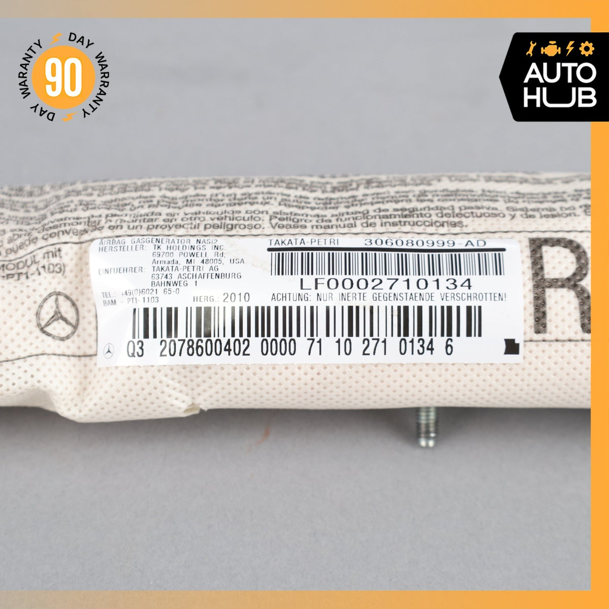 Mercedes W207 E350 C250 E550 Front Right Side Seat Airbag Air Bag OEM - photo 6