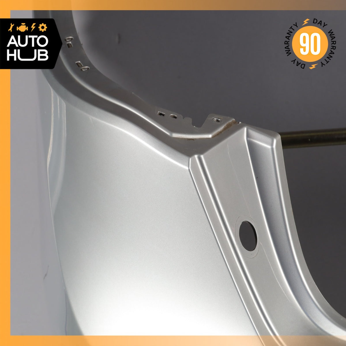 11-14 Porsche Cayenne 958 S Rear Bumper Cover Assembly Silver OEM - photo 2