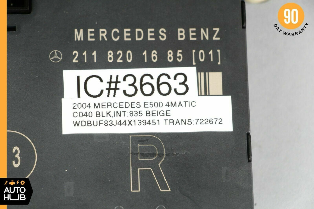 03-09 Mercedes W211 E500 E320 Front Right Passenger Door Control Module OEM - photo 10