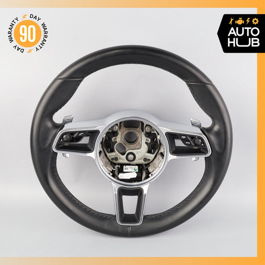 15-21 Porsche Macan 95B Cayenne 958 Steering Wheel w/ Paddle Shifters OEM - photo 1