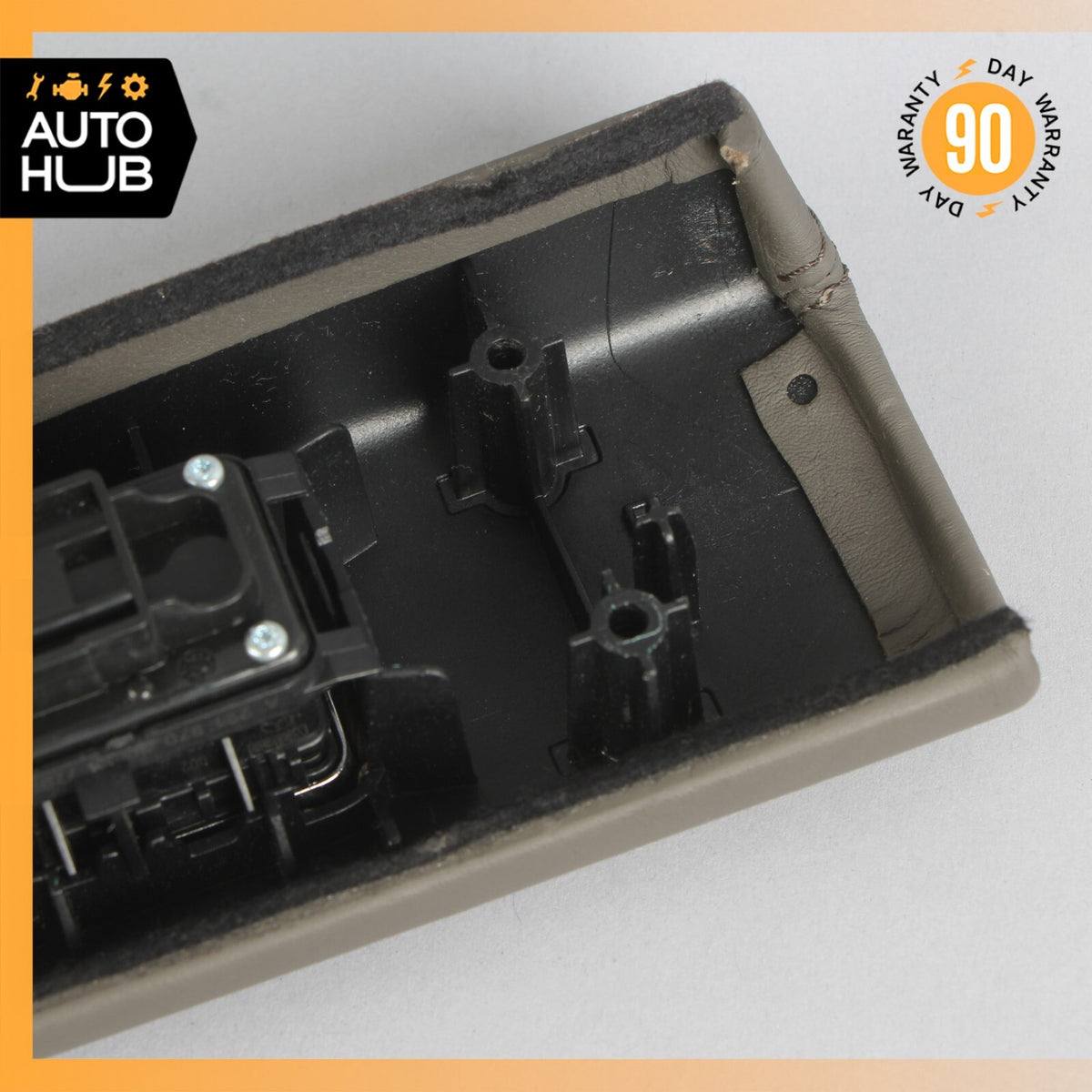 07-10 Mercedes W216 CL550 Front Right Side Door Window Switch Trim Designo OEM - photo 6
