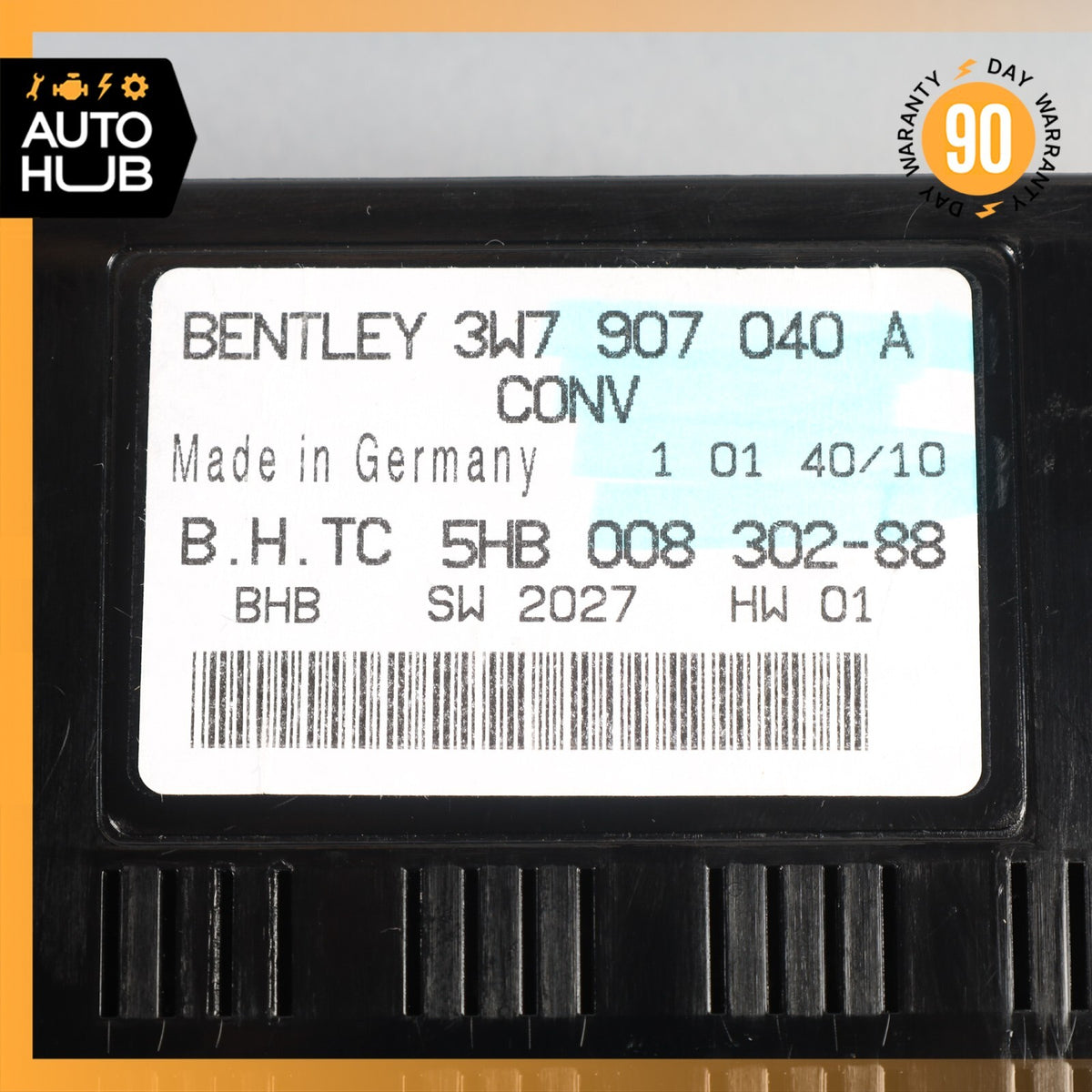 03-13 Bentley Continental GTC GT AC A/C Heater Control Module OEM 59k - photo 8