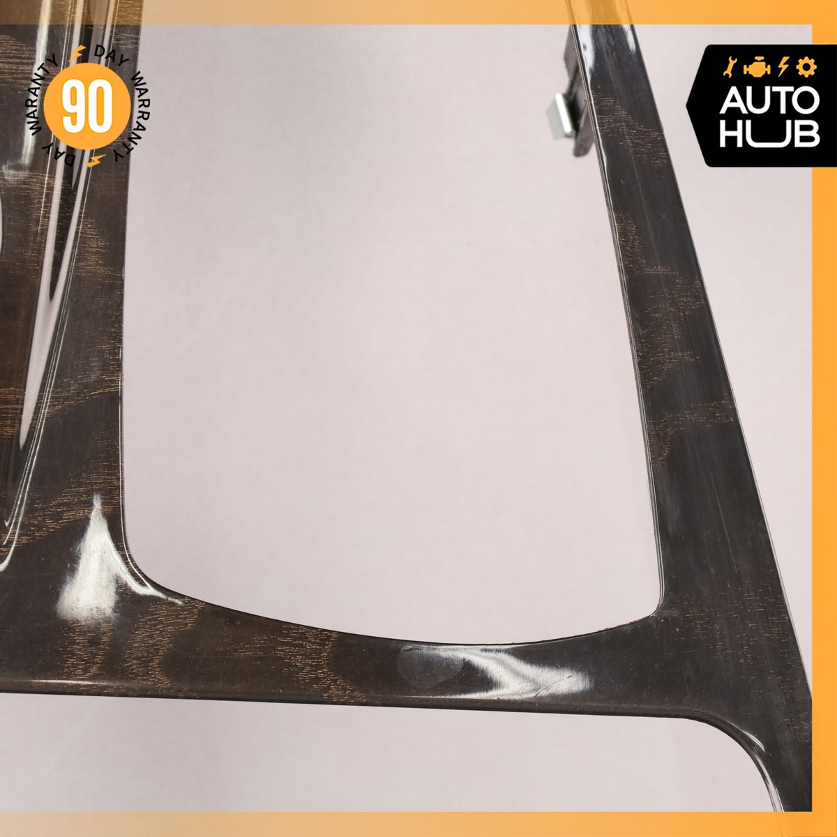 11-13 BMW F10 528i 535i Center Console Shifter Wood Trim Panel OEM - photo 5