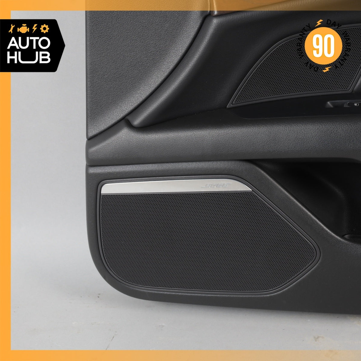 12-18 Audi 4G8 A7 S7 Front Right Passenger Door Panel Cover Trim Black Wood OEM - photo 5