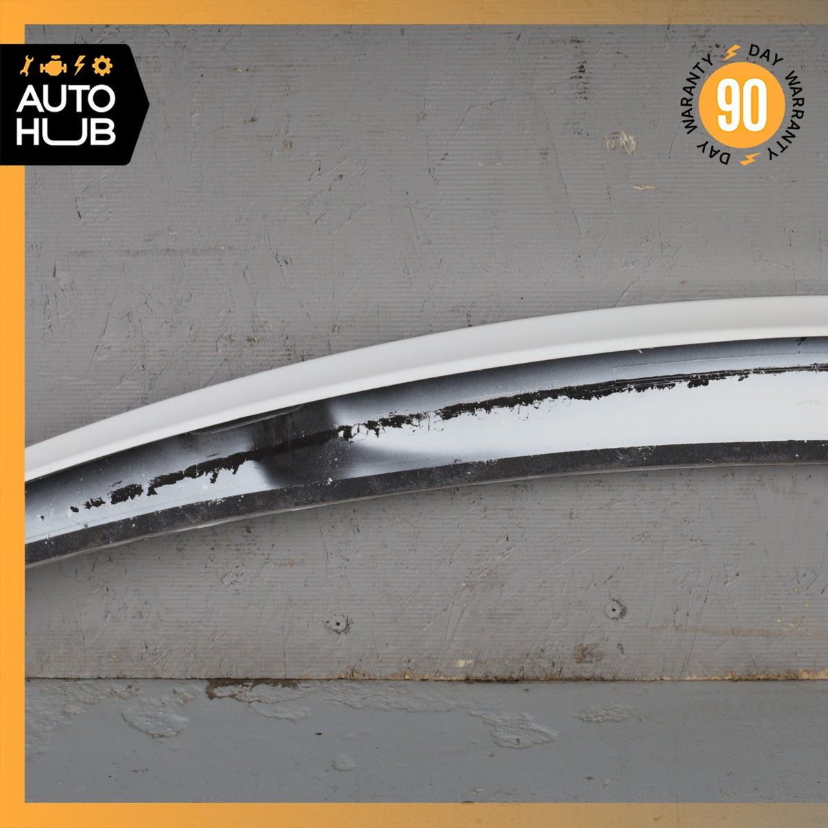 Mercedes W205 C300 C43 AMG Sedan Rear Trunk Lid Spoiler Lip Wing White OEM - photo 12