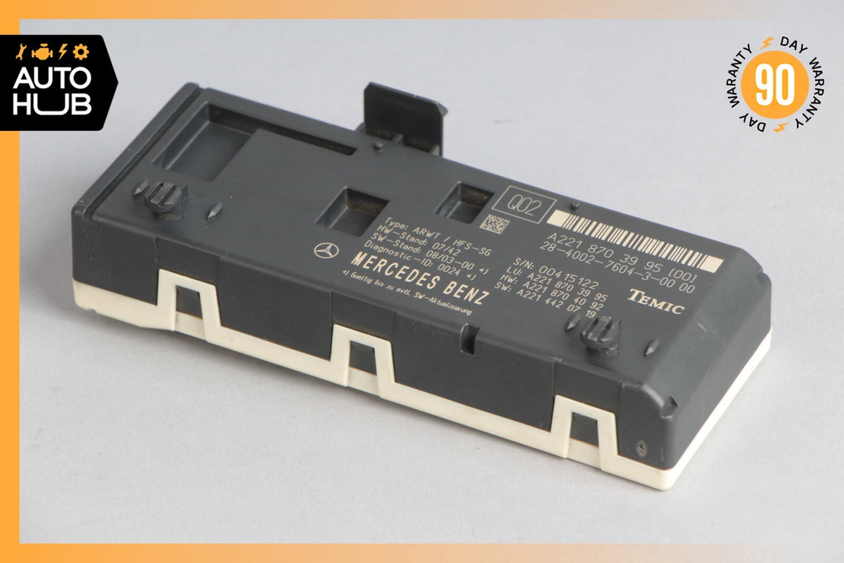 07-14 Mercedes W221 S550 S400 CL550 Trunk Release Remote Open Close Module OEM - photo 1