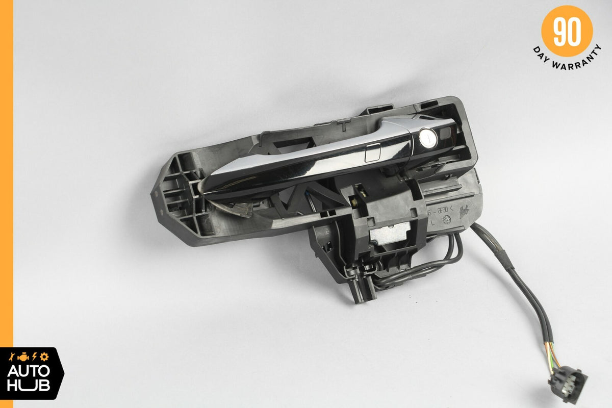 07-13 Mercedes W216 CL63 AMG CL550 Left Driver Door Handle Keyless Go Black OEM - photo 1