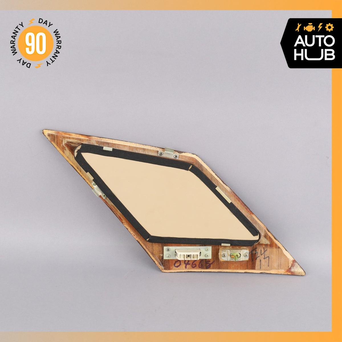 81-98 Rolls Royce Seraph Spirit Rear Right Quarter Vanity Glass Mirror Wood OEM - photo 10