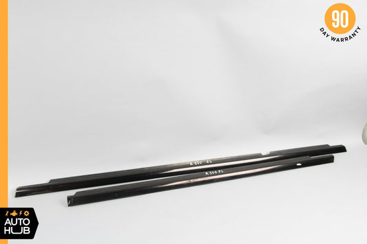 06-12 Mercedes W251 R350 R500 Left Exterior Door Window Moulding Trim Bezel OEM - photo 1