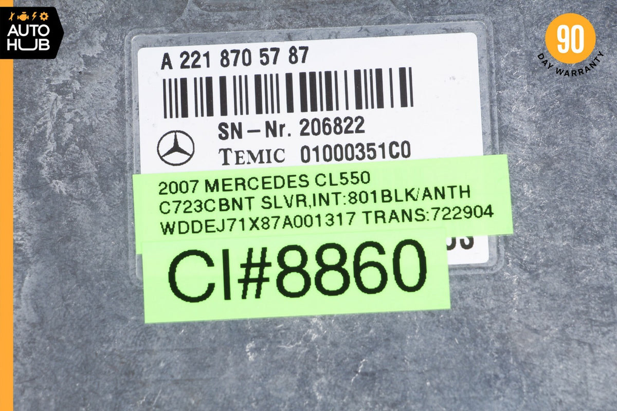 07-14 Mercedes W216 CL550 S550 Voice Language Communication Control Module OEM - photo 8