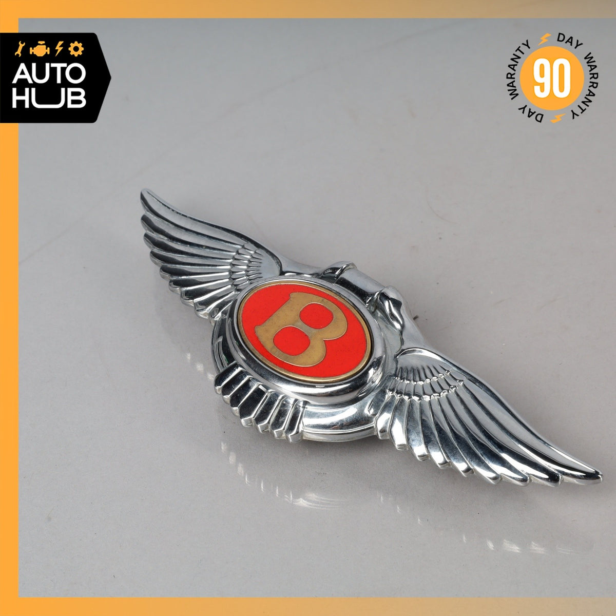 00-02 Bentley Arnage Trunk Lid Unlock Release Handle Emblem OEM 50k - photo 6