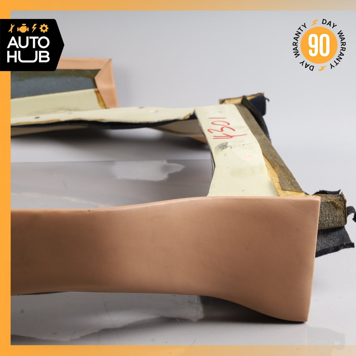 00-02 Bentley Arnage Front Right Lower Bottom Seat Trim Cover Brown OEM 50k - photo 16
