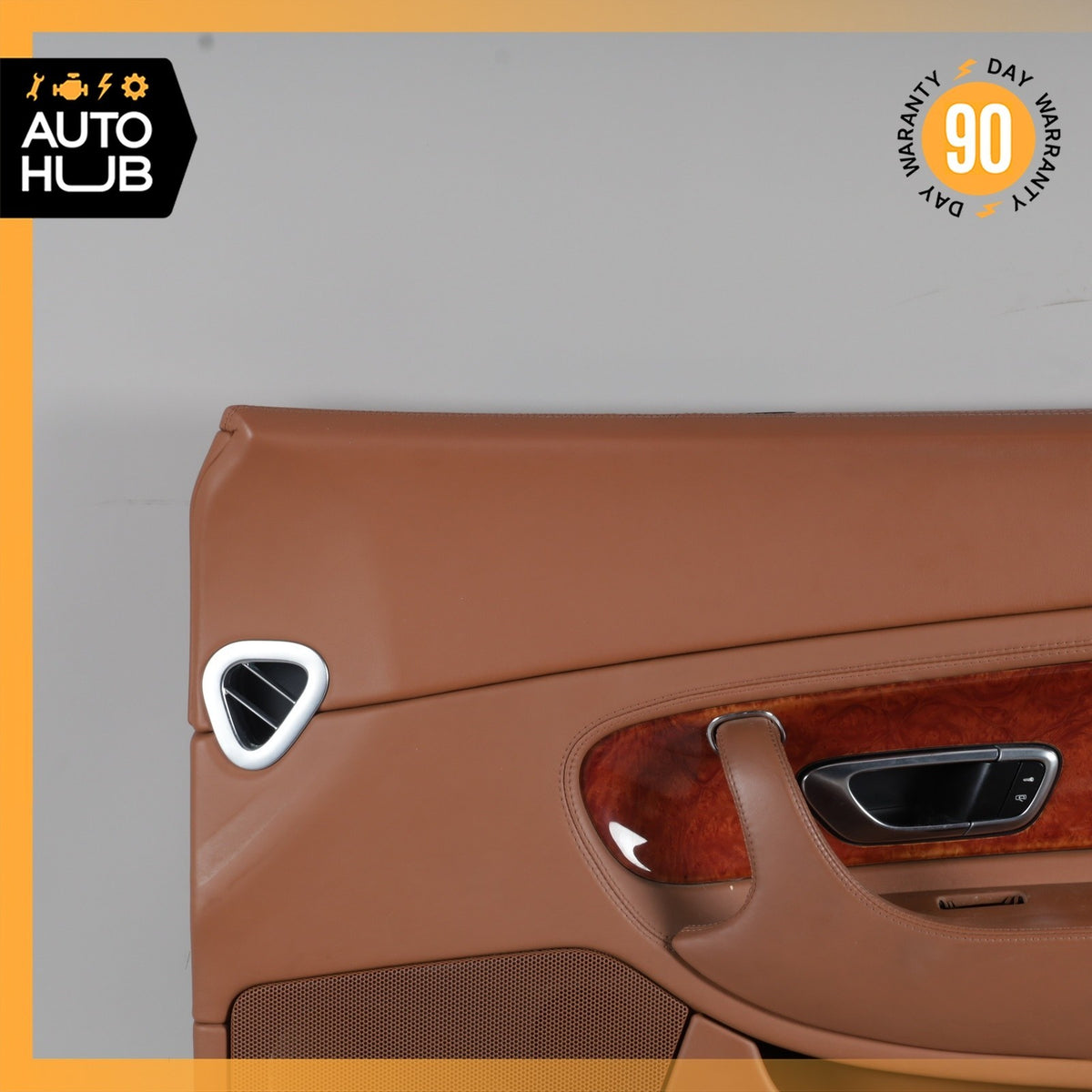 03-10 Bentley Continental GT Right Side Interior Door Panel Brown OEM 87k - photo 2