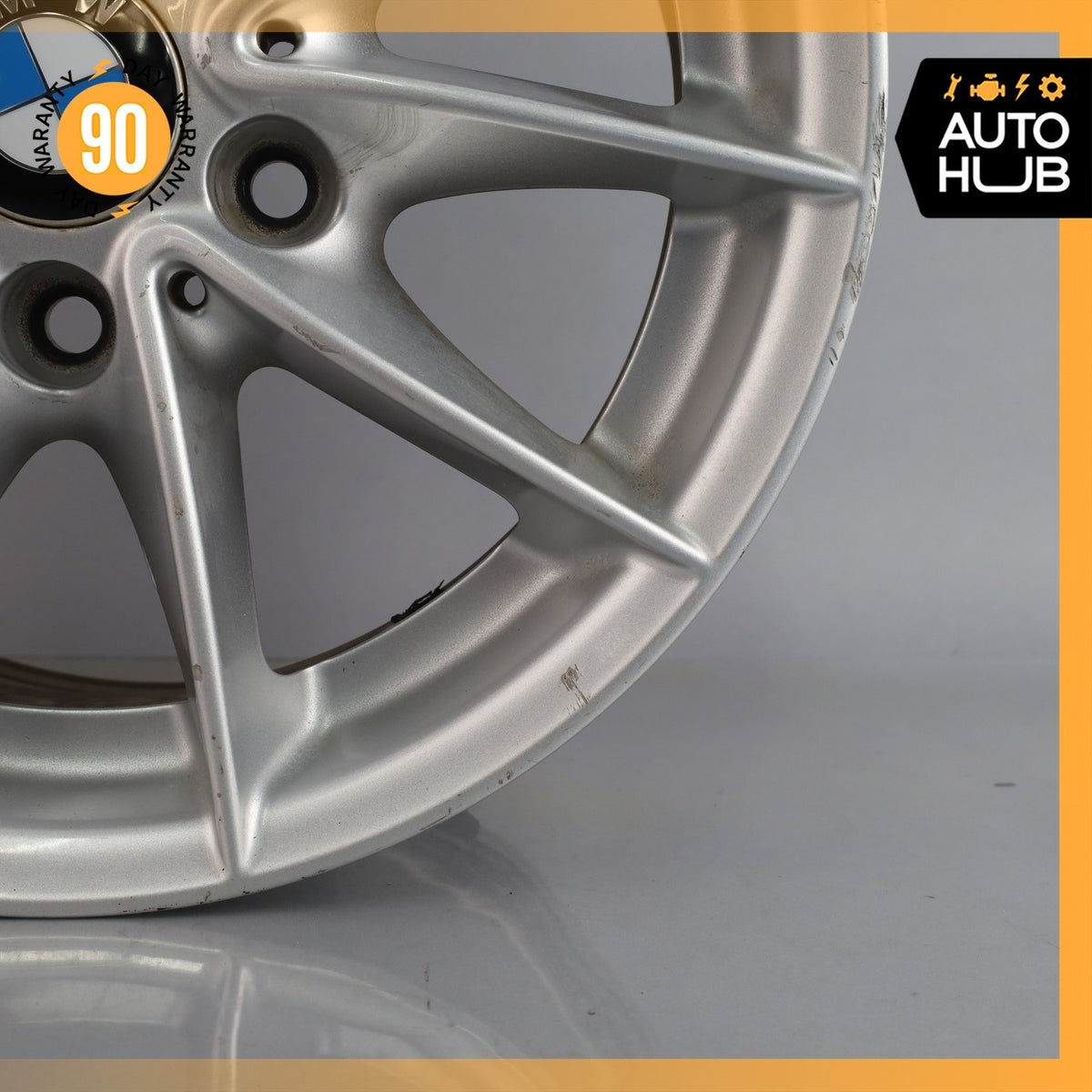 BMW E88 128i 135i 7 x 16 16" Style 360 Wheel Rim Silver 36116795207 OEM - photo 4
