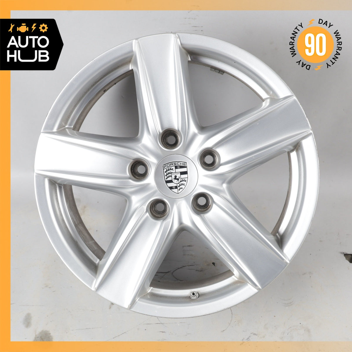 Porsche Cayenne 958 8 x 18 18" Wheel Rim Silver 7P5601025D OEM - photo 1