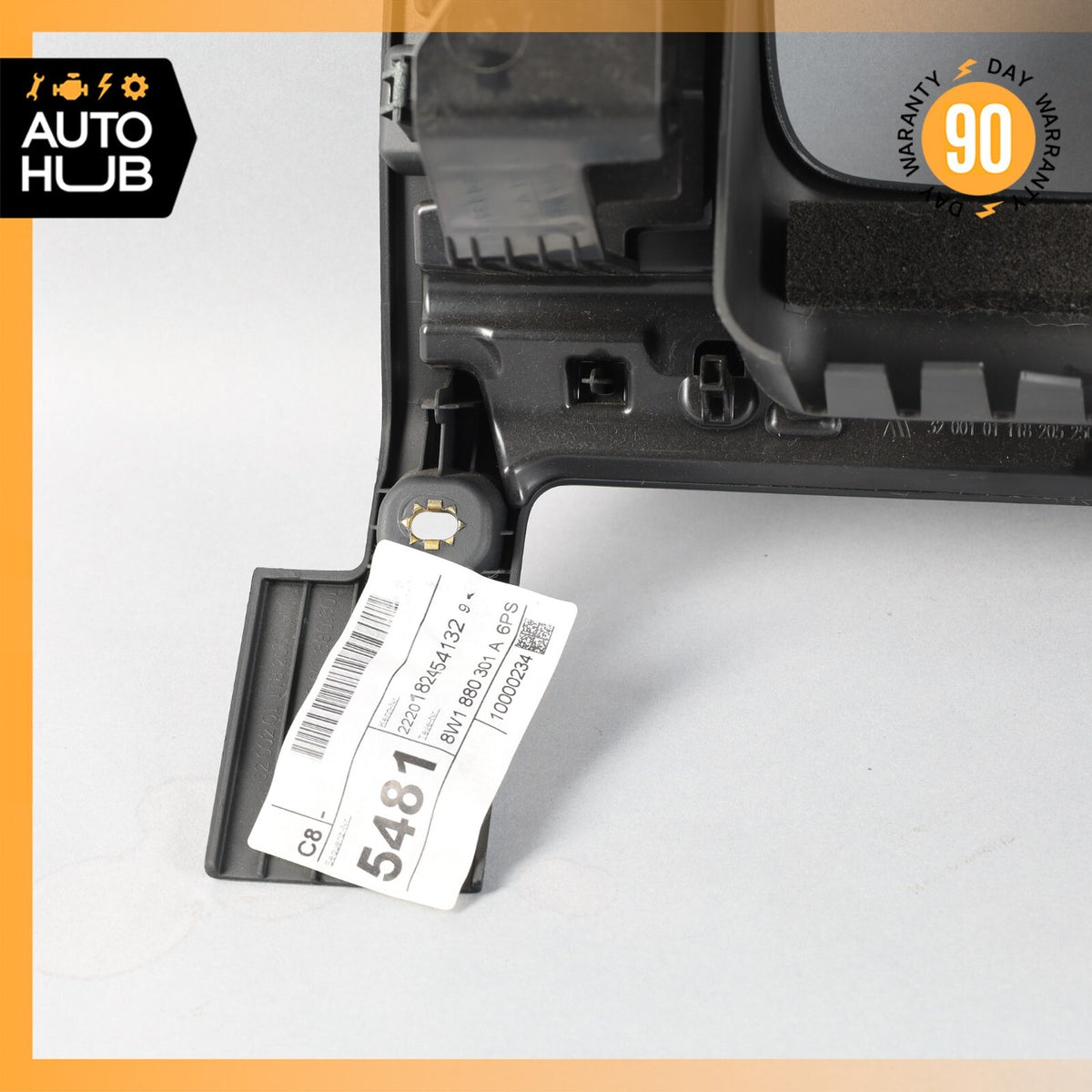 2018 Audi B9 A4 Left Driver Side Dashboard Knee Panel Black OEM 56k - photo 12