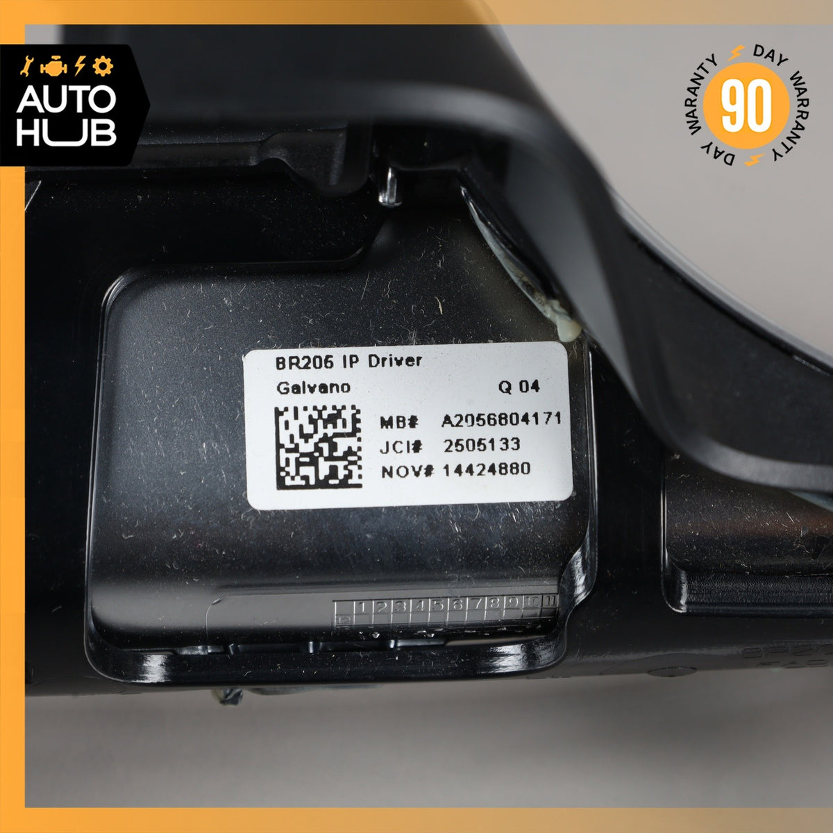 15-20 Mercedes W205 C300 GLC300 Front Left Dashboard Trim Panel Bezel OEM 57k - photo 9