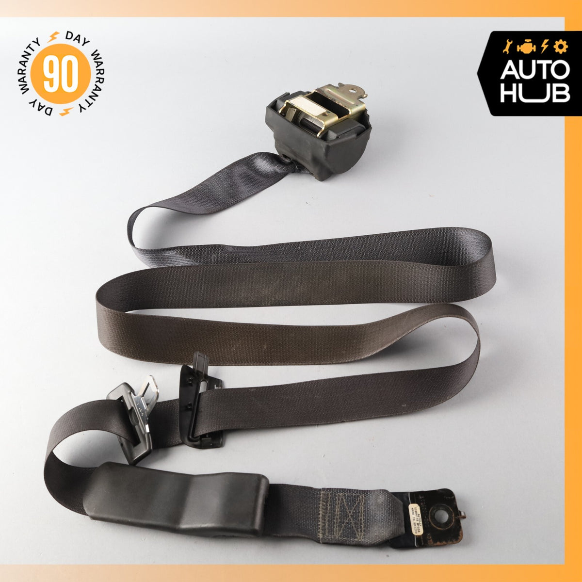 04-08 Cadillac XLR Left Driver Seatbelt Seat Belt Retractor Black 10354115 OEM - photo 8
