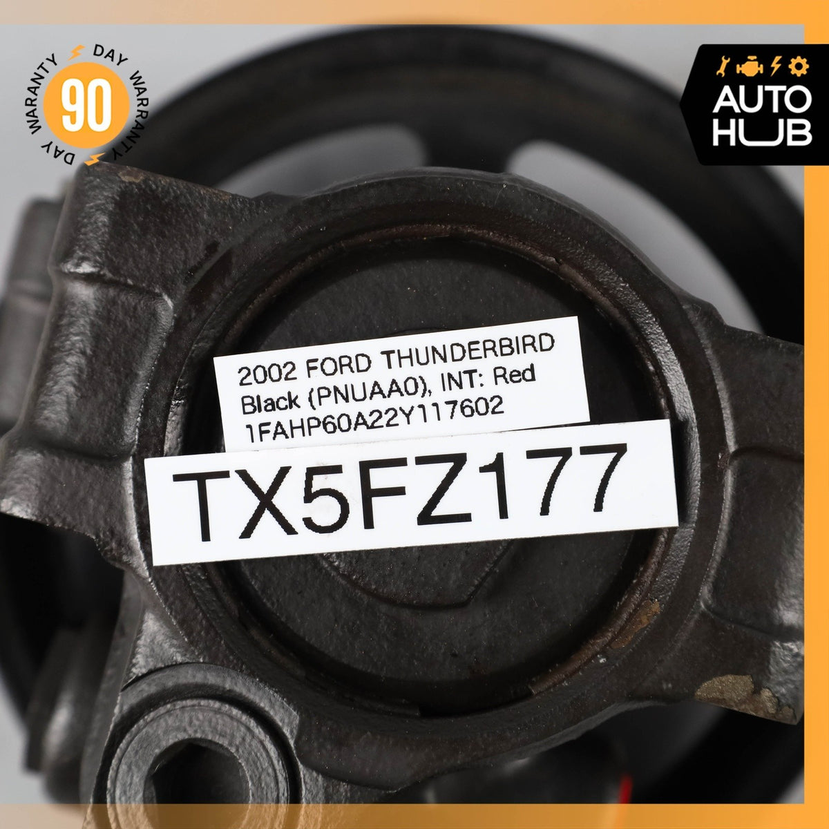 02-04 Ford Thunderbird 3.9L V8 Power Steering Pump 4U2Z3V674BHRM OEM - photo 12
