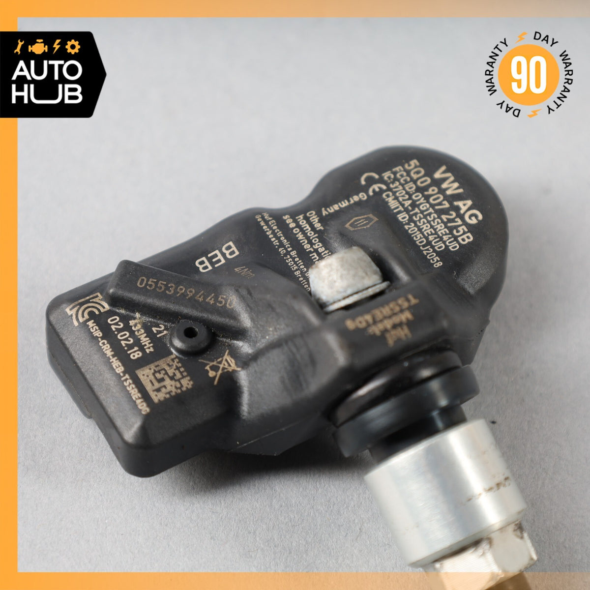 2018 Porsche Panamera 971 4S TPMS Tire Pressure Sensor Set of 2 OEM 6k MILES - photo 4